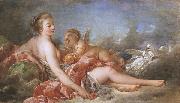 Francois Boucher Cupid Offering Venus the Golden Apple china oil painting artist